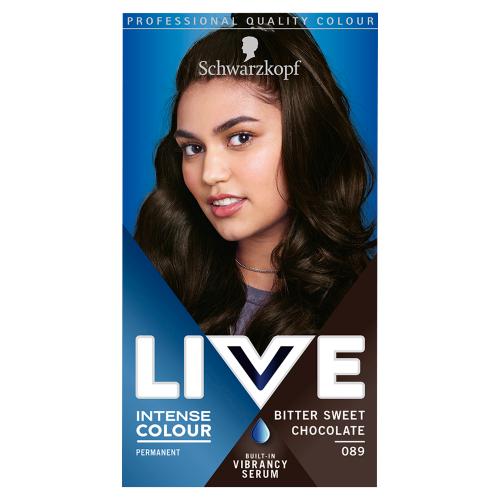 Schwarzkopf Live Intense Colour Bitter Sweet Chocolate 089 | High Quality Hair Care Product Online - Product Image Schwarzkopf Live Intense Colour Bitter Sweet Chocolate 089 | High Quality Hair Care Product Online - Product Image
